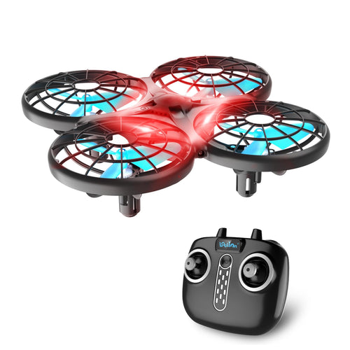 Loolinn Drone X26 Mini-Drohne für Kinder mit Antikollisionstechnologie, vollständig ummantelte Propeller
