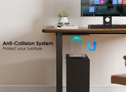 Xyndyx Höhenverstellbares Tischgestell Elektrisch – 2 Motoren Schwarz