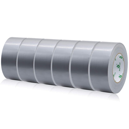 BOMEI PACK Mehrzweck-Panzertape Silber, 50 mm x 50 m, 6 Rollen