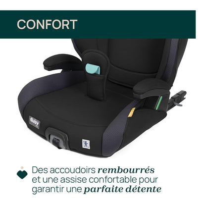 Chicco Quizy i-Size Kindersitz Isofix 100-150 cm – Schwarz