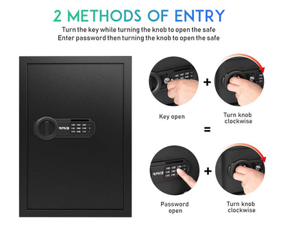 RPNB Luxus Elektronischer Tresor Zifferntastatur 51L