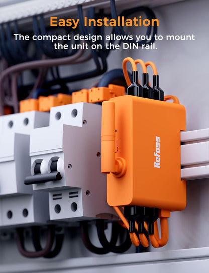 Refoss EM06 Intelligenter 3-Phasen Energiezähler - 6 Kanäle 150A