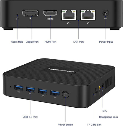MINIS FORUM GK41 Mini-PC Celeron J4125 8GB/256GB