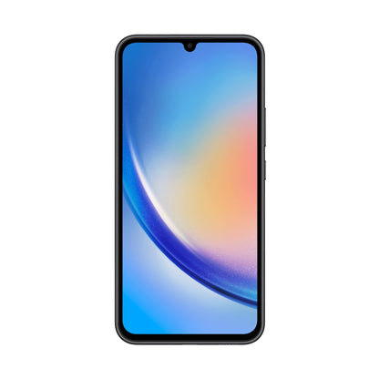 Samsung Galaxy A34 5G Smartphone 128GB Awesome-Graphite, rechteckig, Awesome-Graphite. Für mobile Kommunikation und Internetzugang.