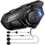 WAYXIN T2 Motorrad Headset mit Gegensprechanlage, Bluetooth 5.1, Helm-Kommunikationssystem