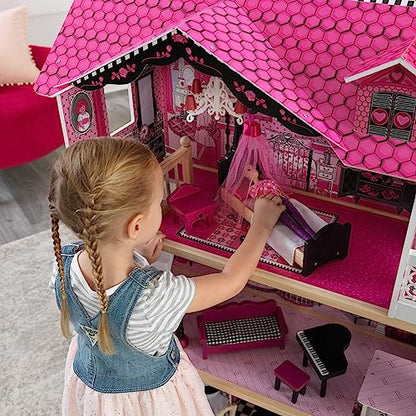 KidKraft Amelia Puppenhaus aus Holz – Möbel & Zubehör