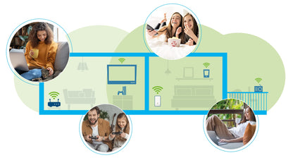 devolo WiFi 6 Repeater 3000 – Mesh WLAN Verstärker weiss