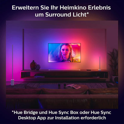 Philips Hue Gradient Signe White & Color LED Stehleuchte - Schwarz