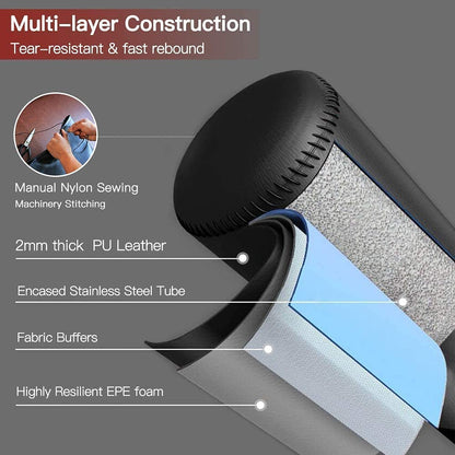 Dripex 175cm Standboxsack Erwachsene – Freistehend mit Saugfuss