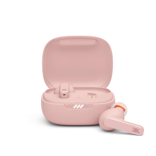 JBL Live Pro+ TWS In-Ear Kopfhörer Noise Cancelling Rosa. Rosa, für kabelloses Audio-Streaming mit Geräuschunterdrückung.