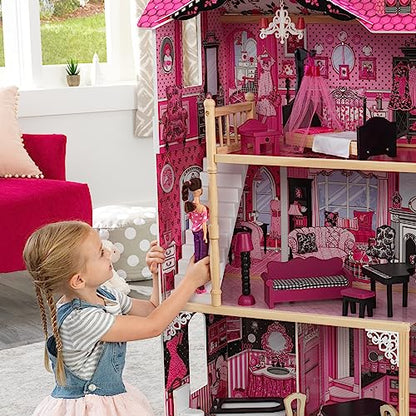 KidKraft Amelia Puppenhaus aus Holz – Möbel & Zubehör