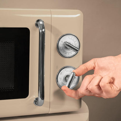 Cecotec Proclean 3110 Mikrowelle mit Grill - Retro Beige Mechanisch