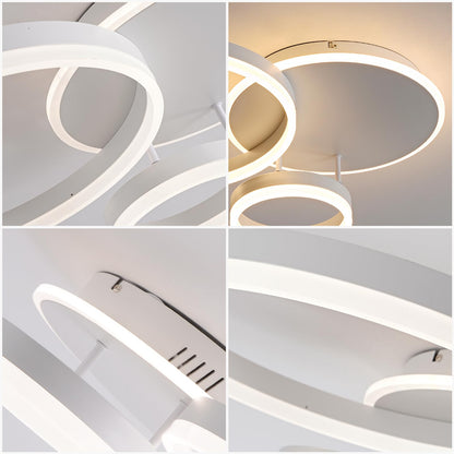 MOUNM LED Deckenleuchte Dimmbar 3000-6000K - 65x50cm