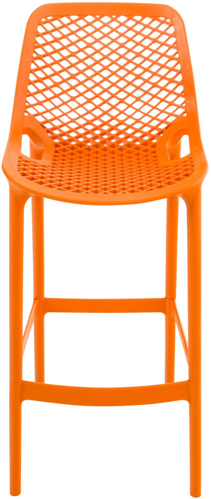 CLP Barhocker Air Kunststoff, 75 cm – wetterbeständig, orange
