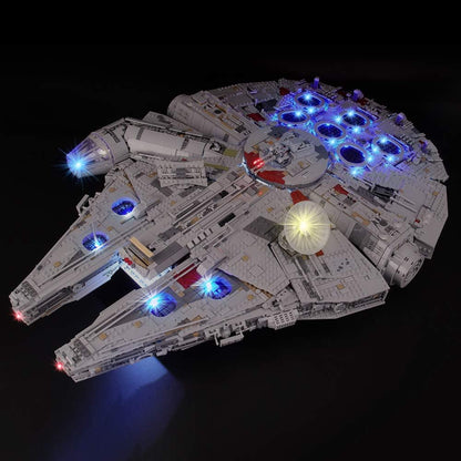 BRIKSMAX LED Beleuchtungsset für Lego 75192 Millennium Falcon