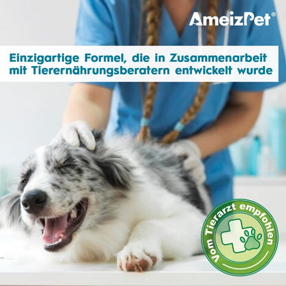 AmeizPet Analdrüsen Leckerlis für Hunde, Verdauungssnacks, 120 Stück