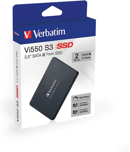 Verbatim Vi550 S3 SSD 2 TB - 2.5" SATA III intern