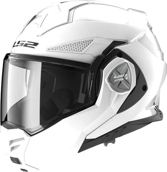LS2 Advant X Solid FF901 Klapphelm – Weiss, Grösse L