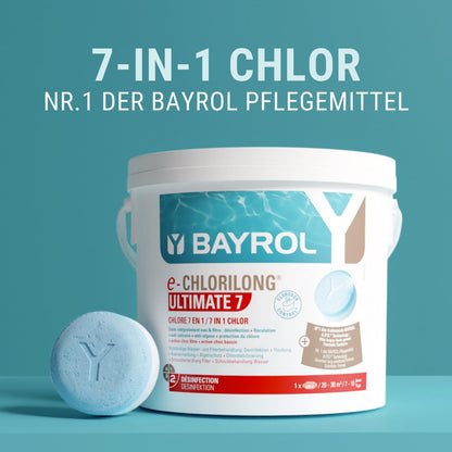 BAYROL e-Chlorilong ULTIMATE7 Chlortabletten - 4,8 kg