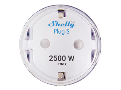 Shelly Plus Plug S WLAN-Steckdose mit Messfunktion - 3er Set