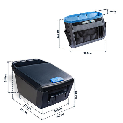Sortimo AutoAssistent Office Organizer Set - Schwarz/Blau/Grau