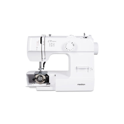 MEDION SM70 Nähmaschine - MD11179, 12 Stichmuster, Weiss