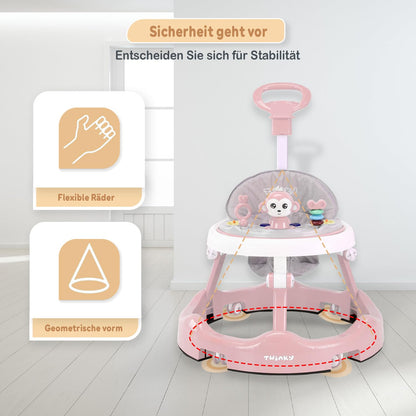 Twinky Lauflernwagen für die ersten Schritte - Rosa