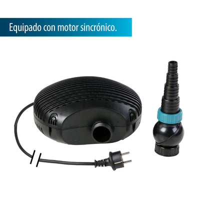 AquaForte EC 5.000 Teichpumpe für Filter, Bachläufe, Wasserfälle