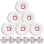 Wlikeit Rauchmelder SD-431 mit 10-Jahres-Batterie, 6er Set