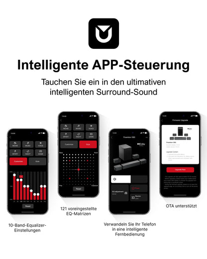 ULTIMEA Poseidon D80 7.1 Surround Sound System - Dolby Atmos