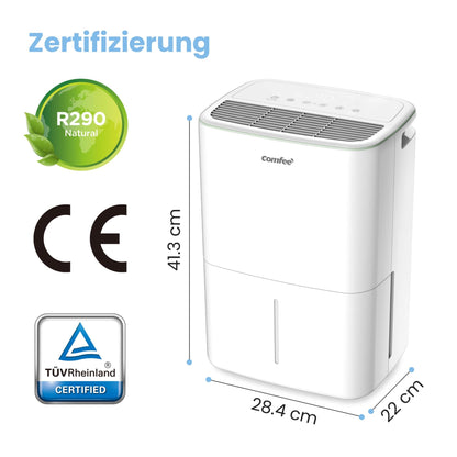 Comfee Luftentfeuchter 12 L/Tag, CDDOE-12DEN7-QA3, für Räume bis 20 m²