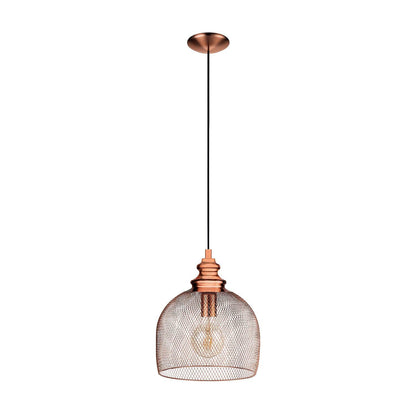 EGLO Straiton Pendelleuchte - Industrial Kupfer Esszimmer