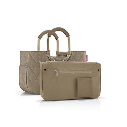 reisenthel loopshopper M Frame Rhombus Olive Einkaufstasche
