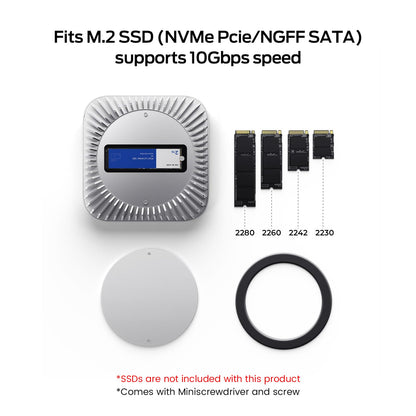 Mac Mini M4/M4 Pro Dock – Ständer mit SSD Gehäuse & HDMI Hub