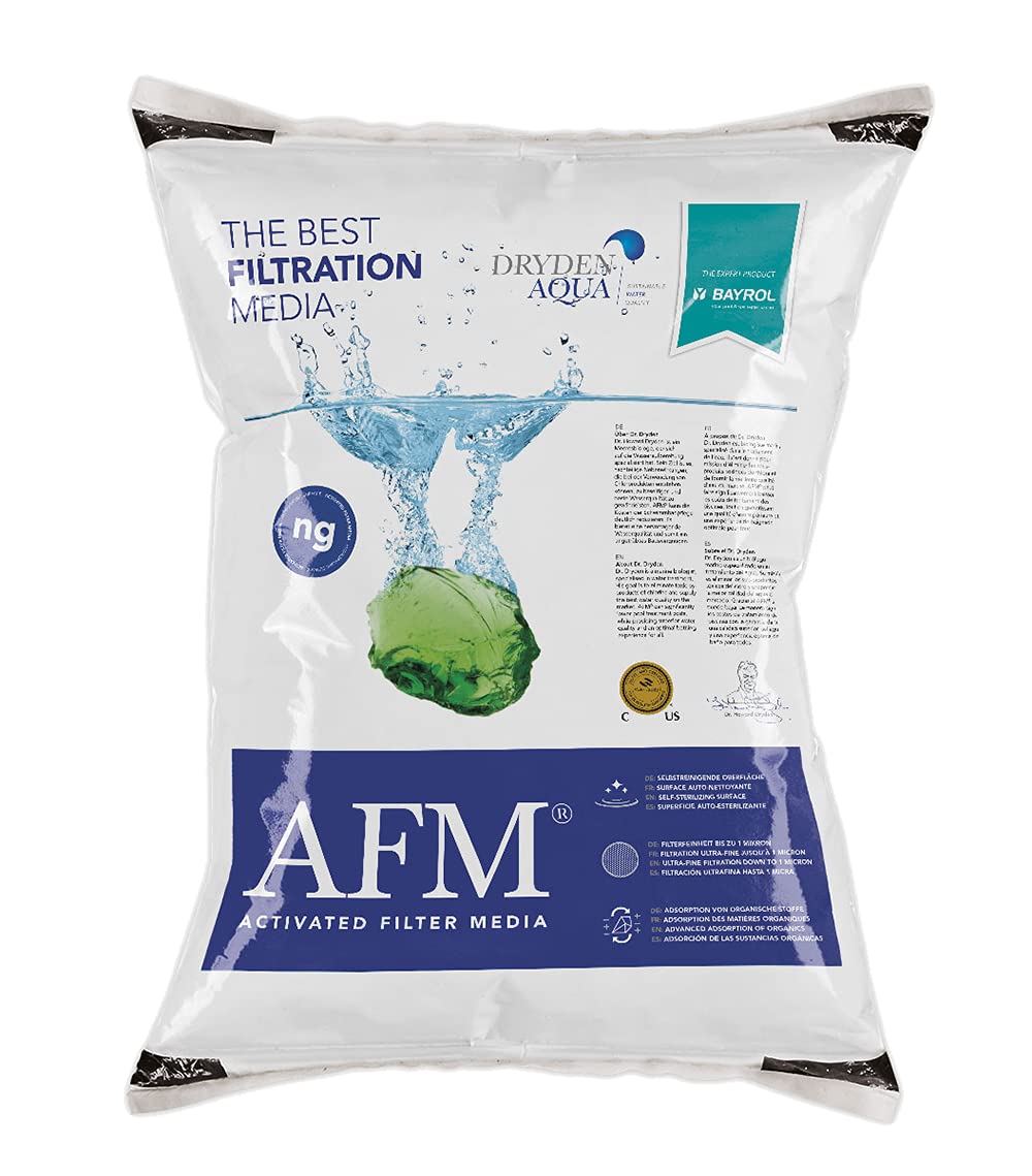 Dryden Aqua AFM Filterglas Grade 1, aktiviertes Filtermaterial, Glasgranulat für Sandfilter