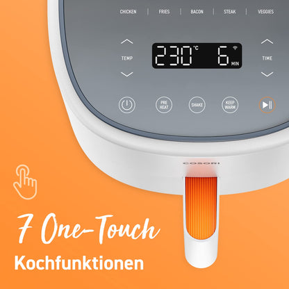 COSORI Lite Smart Heissluftfritteuse 3.8L - Weiss