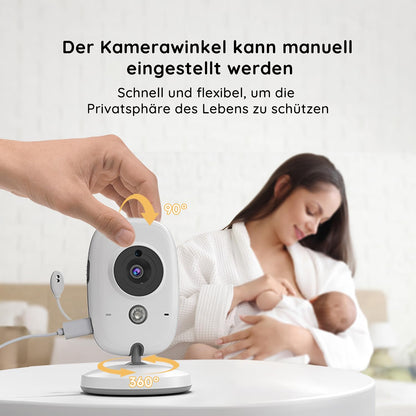 BOIFUN Babyphone mit Kamera VB616, 4 Zoll 720P Monitor, Nachtsicht