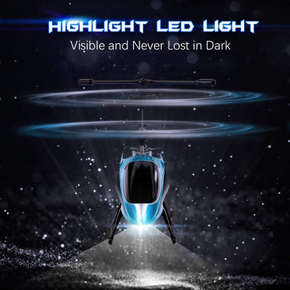 VATOS YD-927 RC Helikopter ferngesteuert 3-Kanal 2.4 GHz mit LED