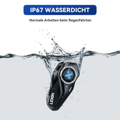 LEXIN G2P Motorrad Bluetooth Headset Helm Kommunikationssystem