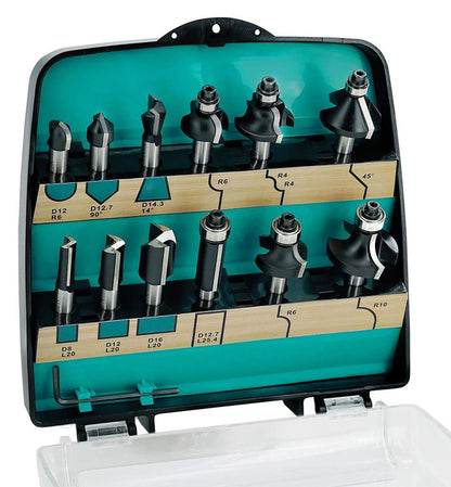 ENT 09012 Hartmetall Fräser Set 12-tlg. – Schaft 8mm