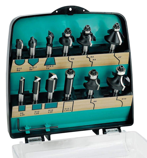 ENT 09012 Hartmetall Fräser Set 12-tlg. – Schaft 8mm