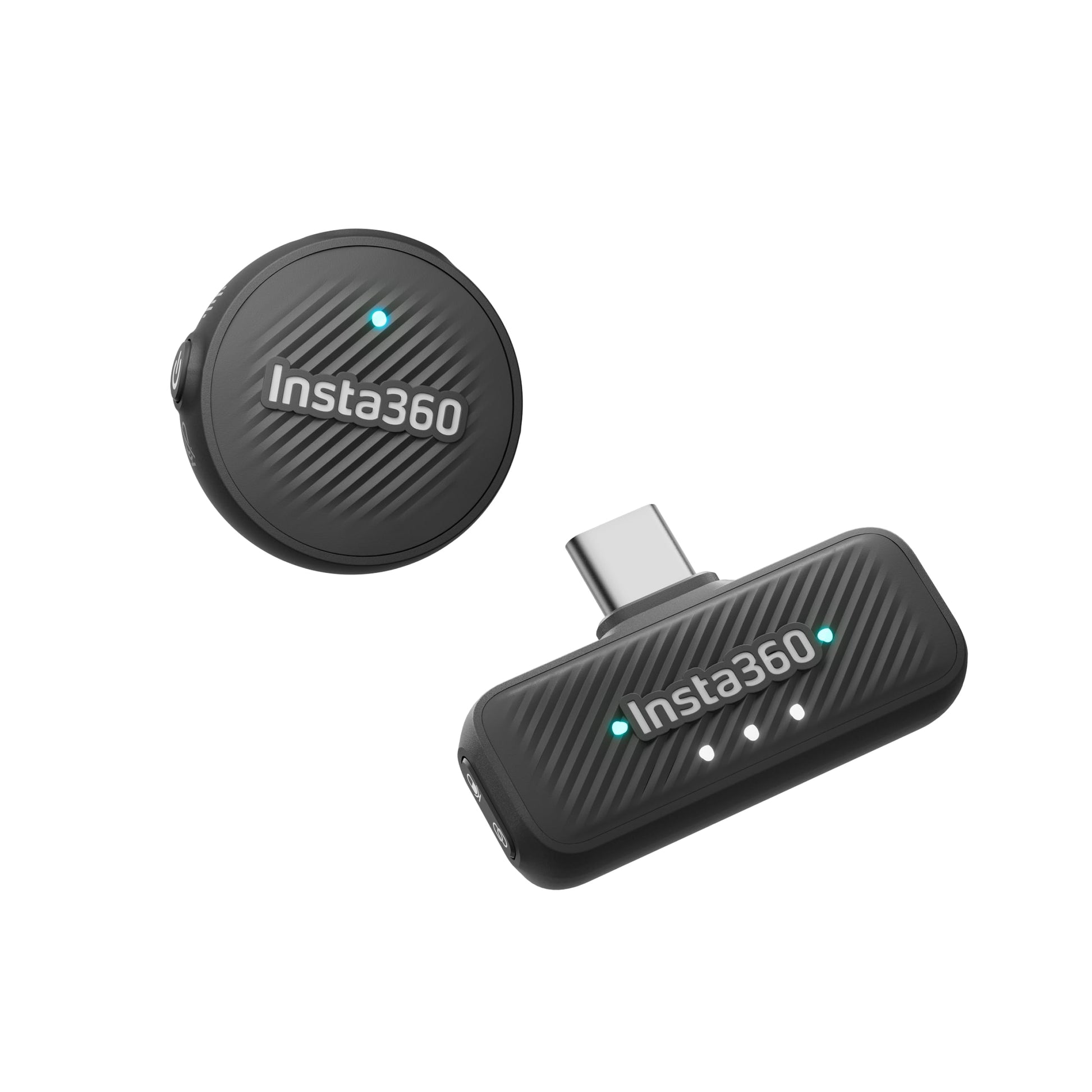 Insta360 Mic Air Drahtloses Mikrofon mit USB-C, 300 m Reichweite – münzgrosser Sender