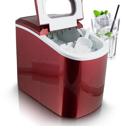 Klarstein Kühlfix 2000 Eiswürfelmaschine – Rot