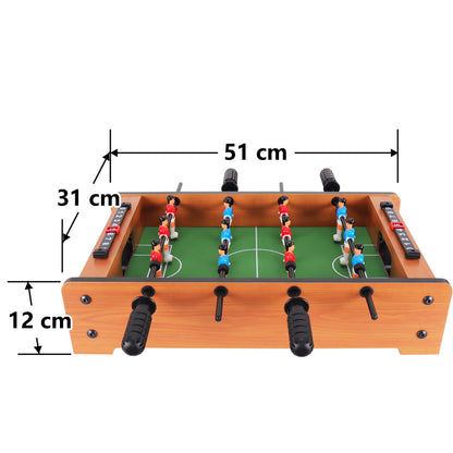 WIN.MAX Mini Tischfussball, Kickertisch für Kinder, 51 x 31 x 10 cm