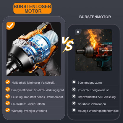 Adedad Akku-Schlagschrauber PL80W 20V bürstenlos 1000 Nm 1/2 Zoll