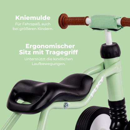 PUKY WUTSCH Lauflernrad Lauflernhilfe für Kleinkinder ab 1.5 Jahren – Pastel Green