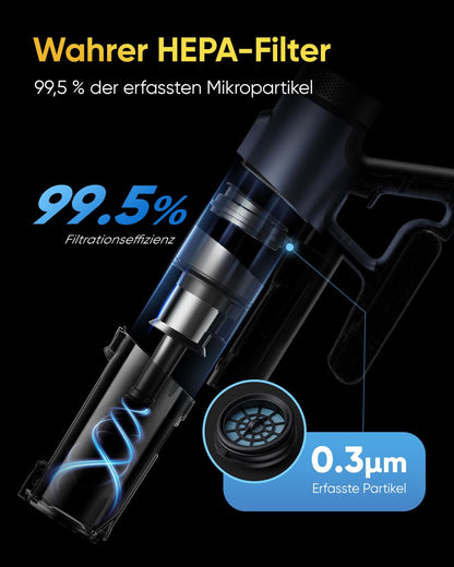 Vexilar V12 Akku-Stielstaubsauger, kabellos, 50 kPa, 450 W