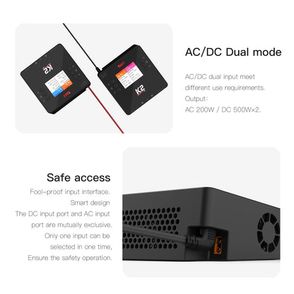 ISDT K2 Air Bluetooth Lipo Ladegerät – Zweikanal AC/DC