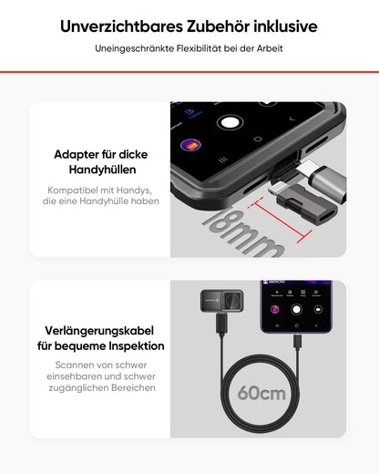 HIKMICRO Mini2 V2 Mobile Wärmebildkamera 512x384 iOS/Android