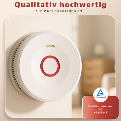 Wlikeit Rauchmelder SD-431 mit 10-Jahres-Batterie, 6er Set